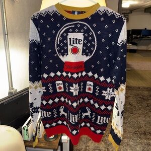 Miller-Lite Christmas Sweater